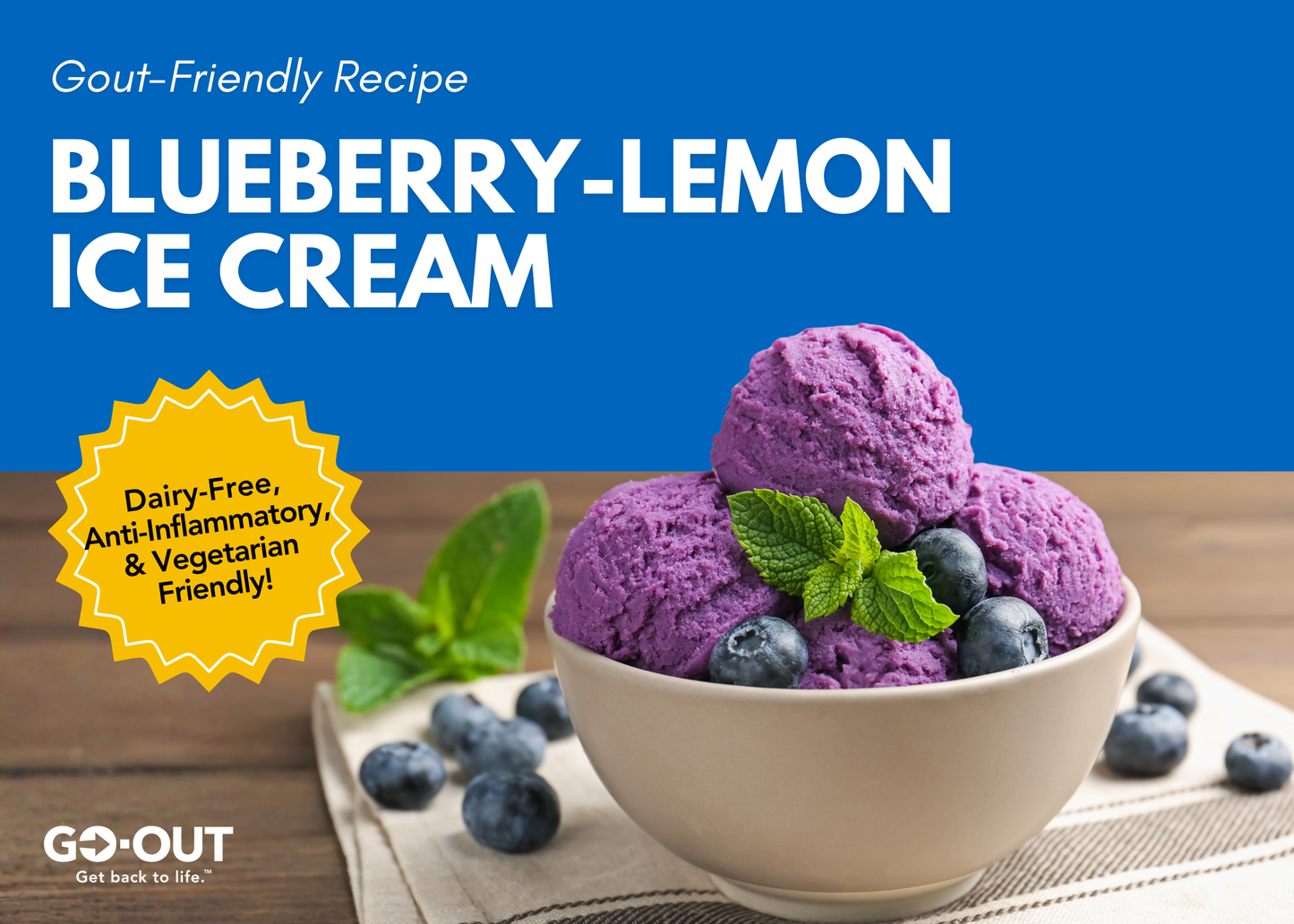 Blueberry-Lemon Ice Cream