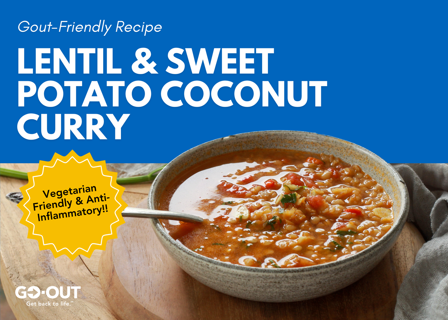 Lentil & Sweet Potato Coconut Curry