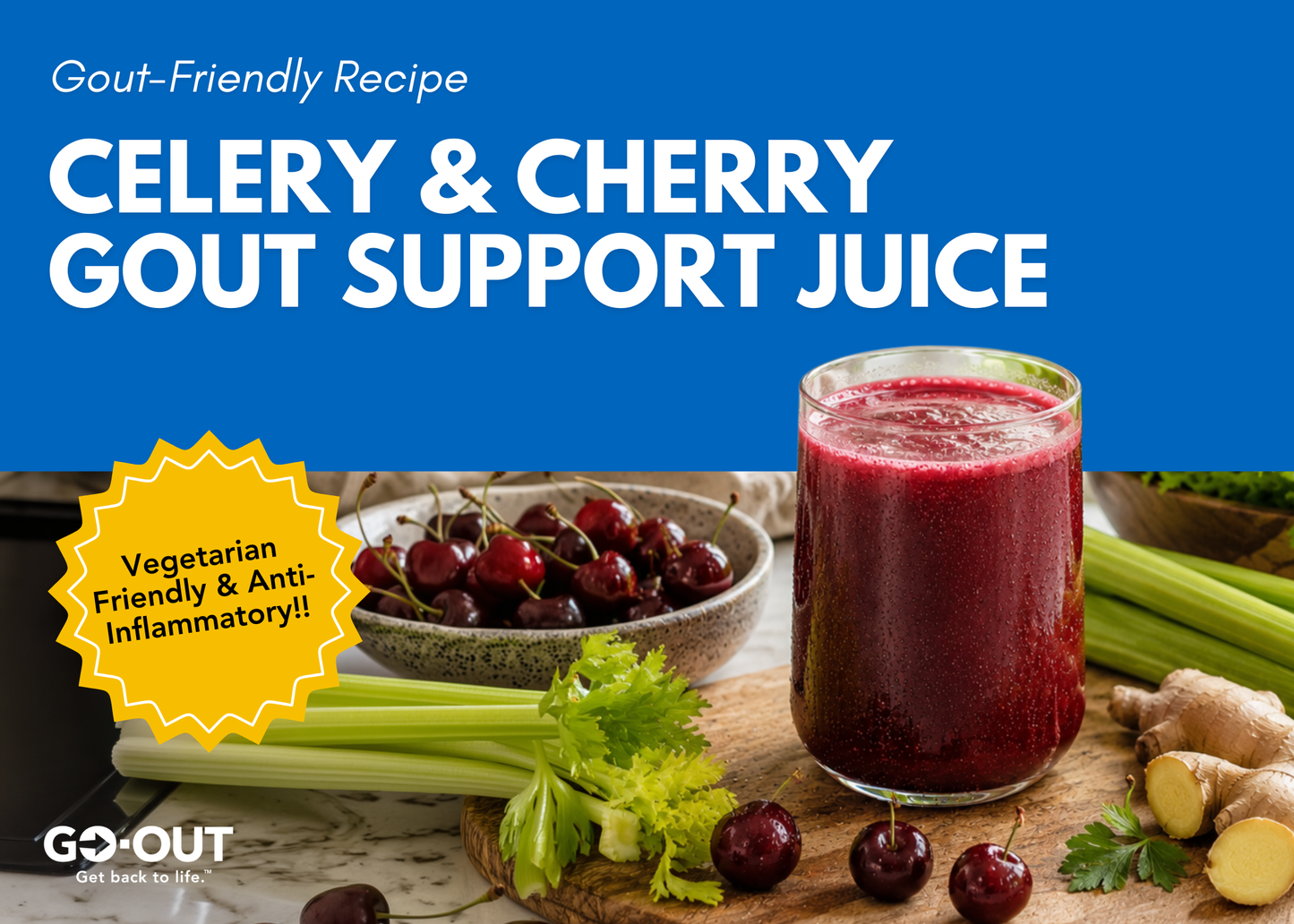 Celery & Cherry Gout Support Juice