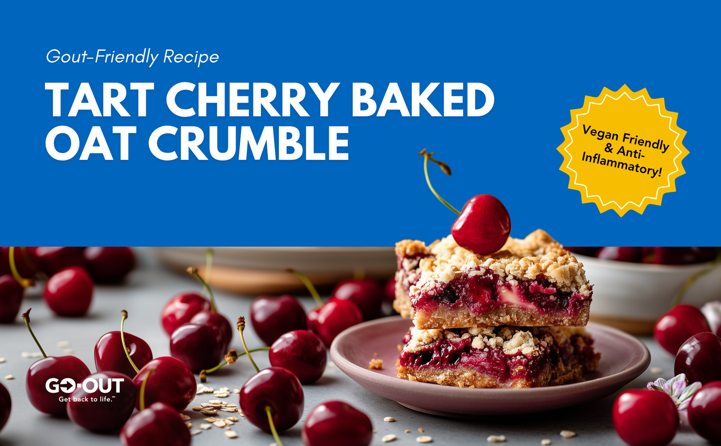 Tart Cherry Baked Oat Crumble