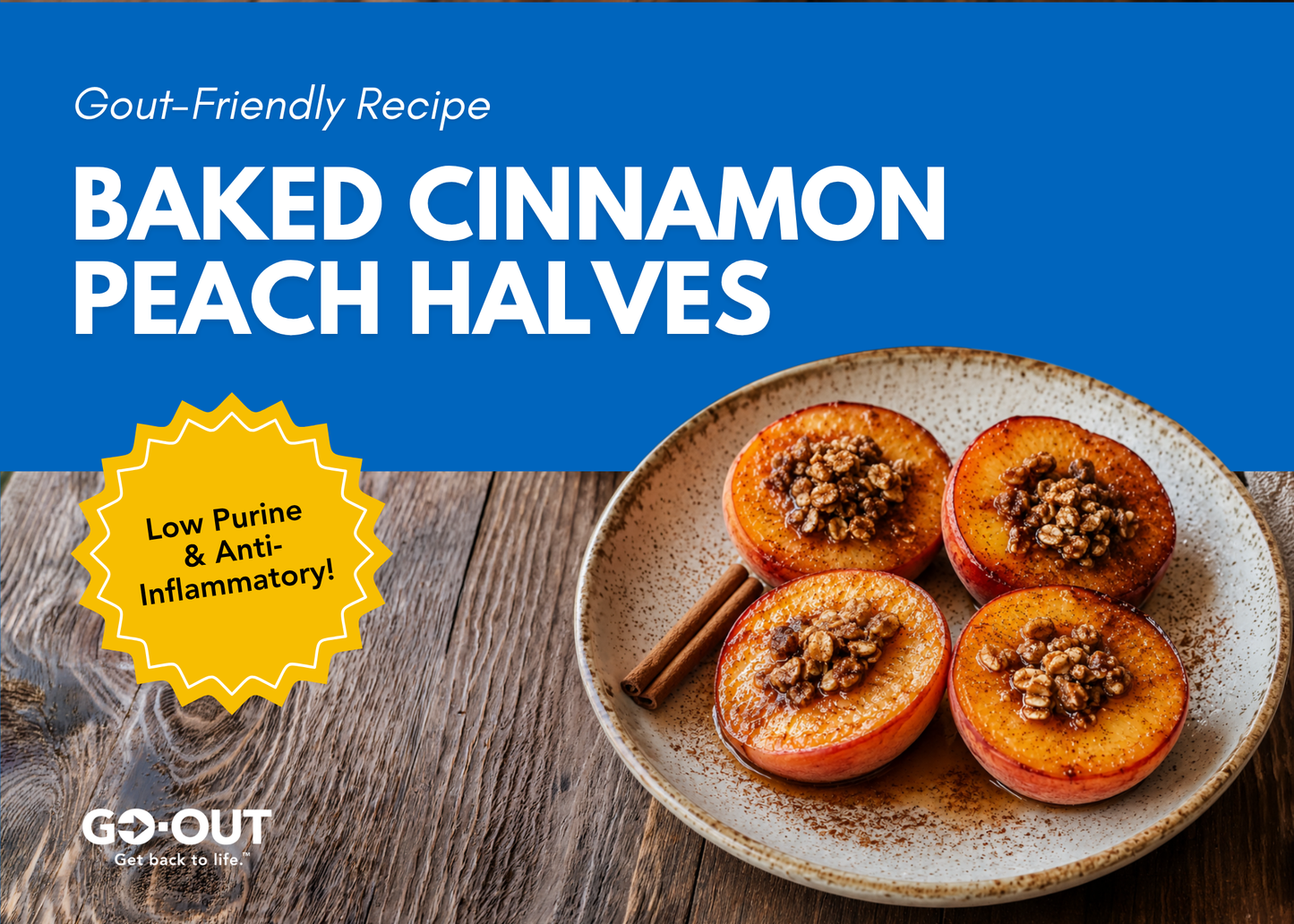 Baked Cinnamon Peach Halves
