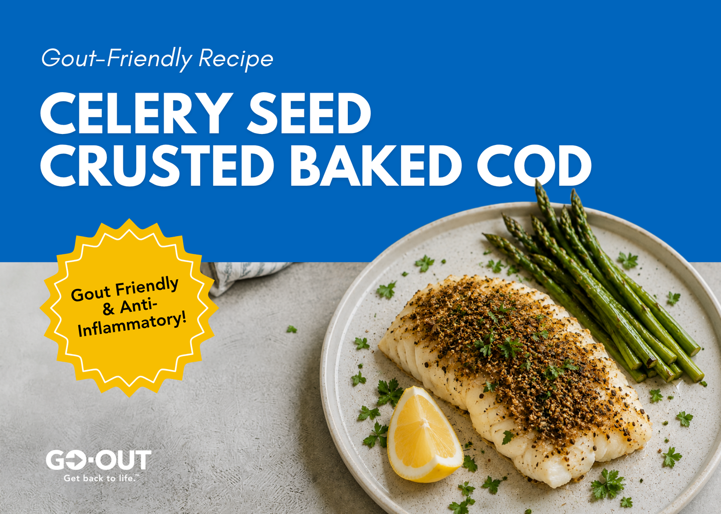 Celery Seed Crusted Baked Cod