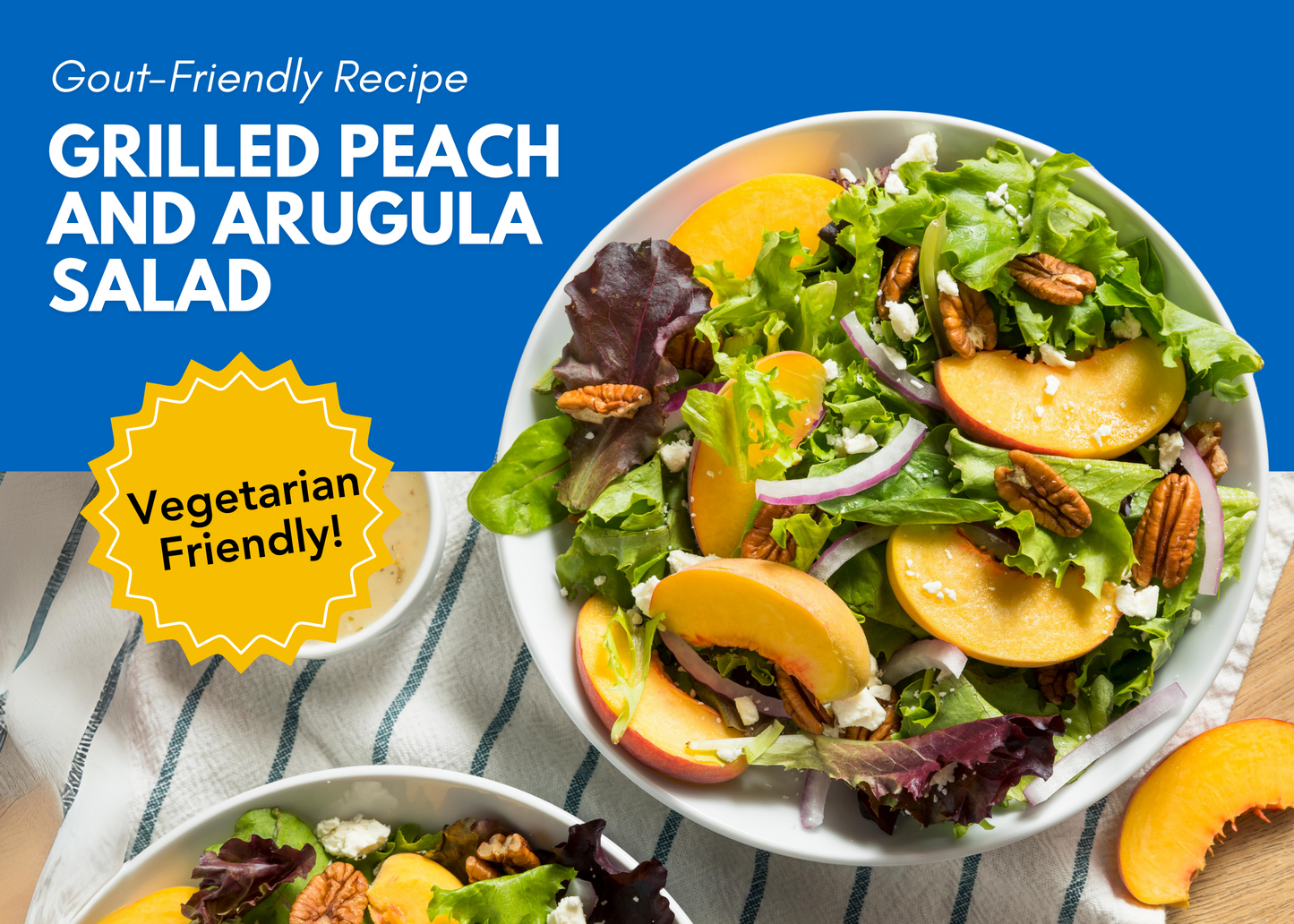 Grilled Peach and Arugula Salad